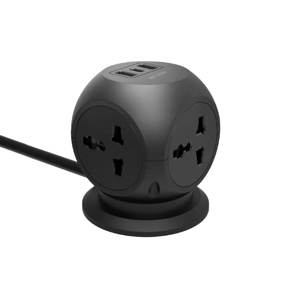 چندراهی برق رومیزی گرین لاین مدل MultiPort Desk Universal Socket Green Lion MultiPort Desk