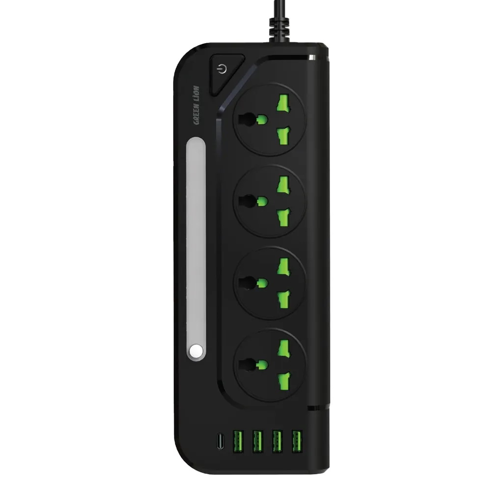 چندراهی برق گرین لاین مدل GS-100 با توان ۳۰۰۰ وات Green Lion GS-100 Power Socket 3000W