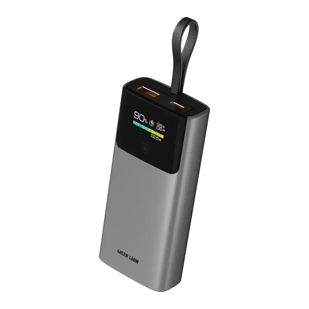 پاوربانک گرین لاین مدل Voltix ظرفیت 10000 میلی آمپر ساعت Green Lion Voltix 10000mAh Power Bank