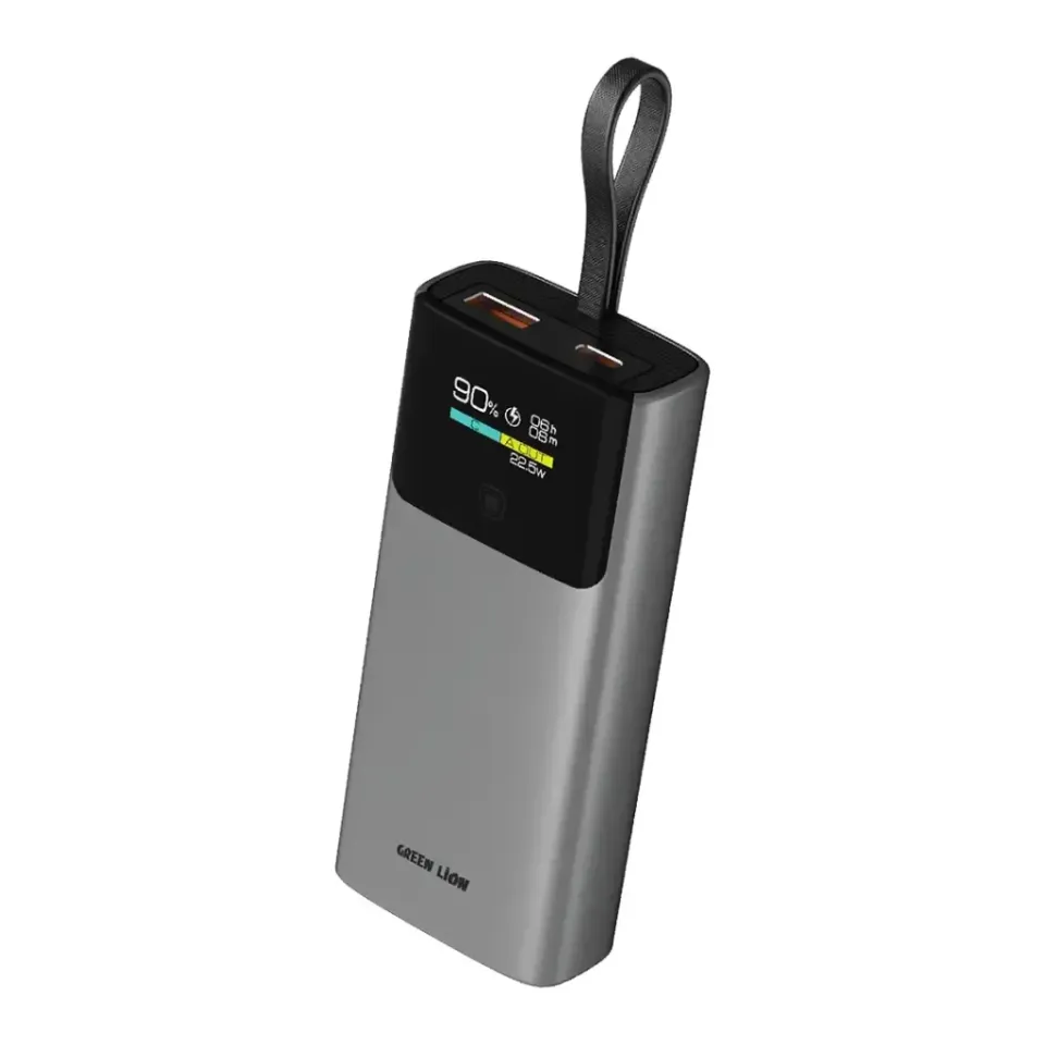پاوربانک گرین لاین مدل Voltix ظرفیت 10000 میلی آمپر ساعت Green Lion Voltix 10000mAh Power Bank