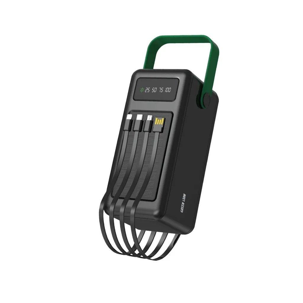 پاوربانک خورشیدی گرین لاین Green Lion Solar Max 80000mAh Powerbank