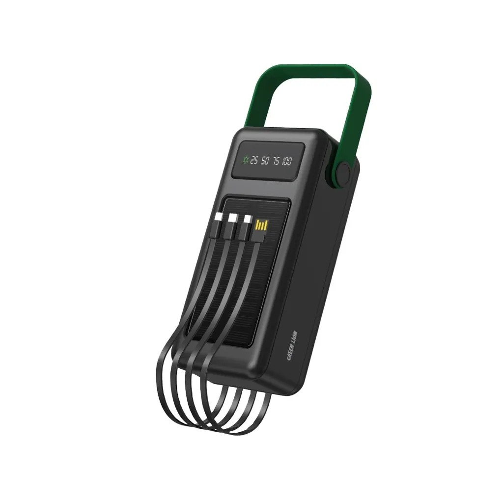 پاوربانک  گرین لاین مدل Solar Max ظرفیت 50000 میلی آمپر ساعت Green Lion Solar Max 50000mAh Power Bank