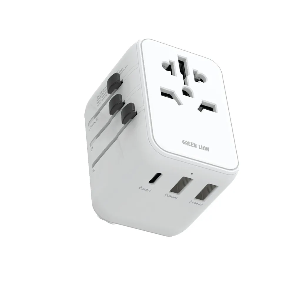سری شارژ گرین لاین TRAVEL ADAPTER - Green Lion