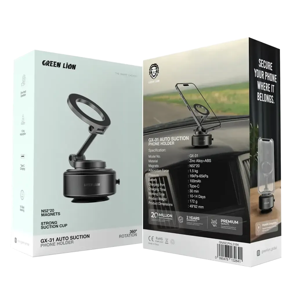 هولدر مگنتی، وکیومی مکشی گرین لاین مدل GX-31 AUTO SUCTION - Green Lion