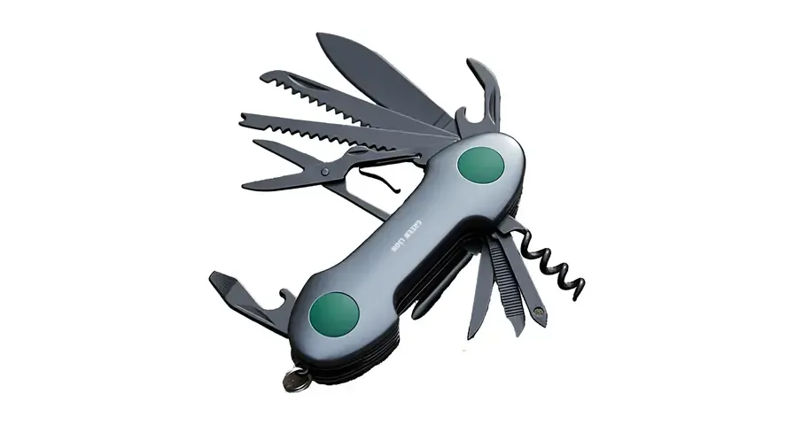 چاقو 14 کاره گرین لاین Green Lion 14 In 1 Multi Tool Key Chain Knife