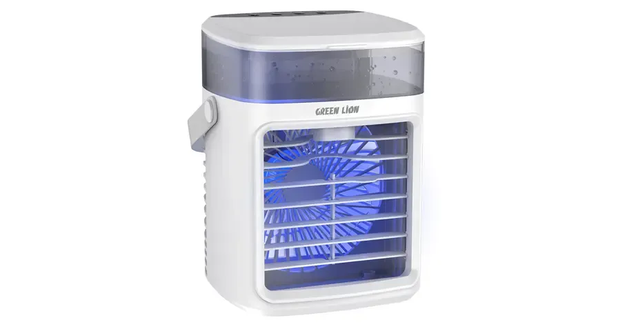کولر مه‌پاش رومیزی شارژی گرین لاین Green Lion Rechargeable Air Cooler Fan with 400mL Water Tank