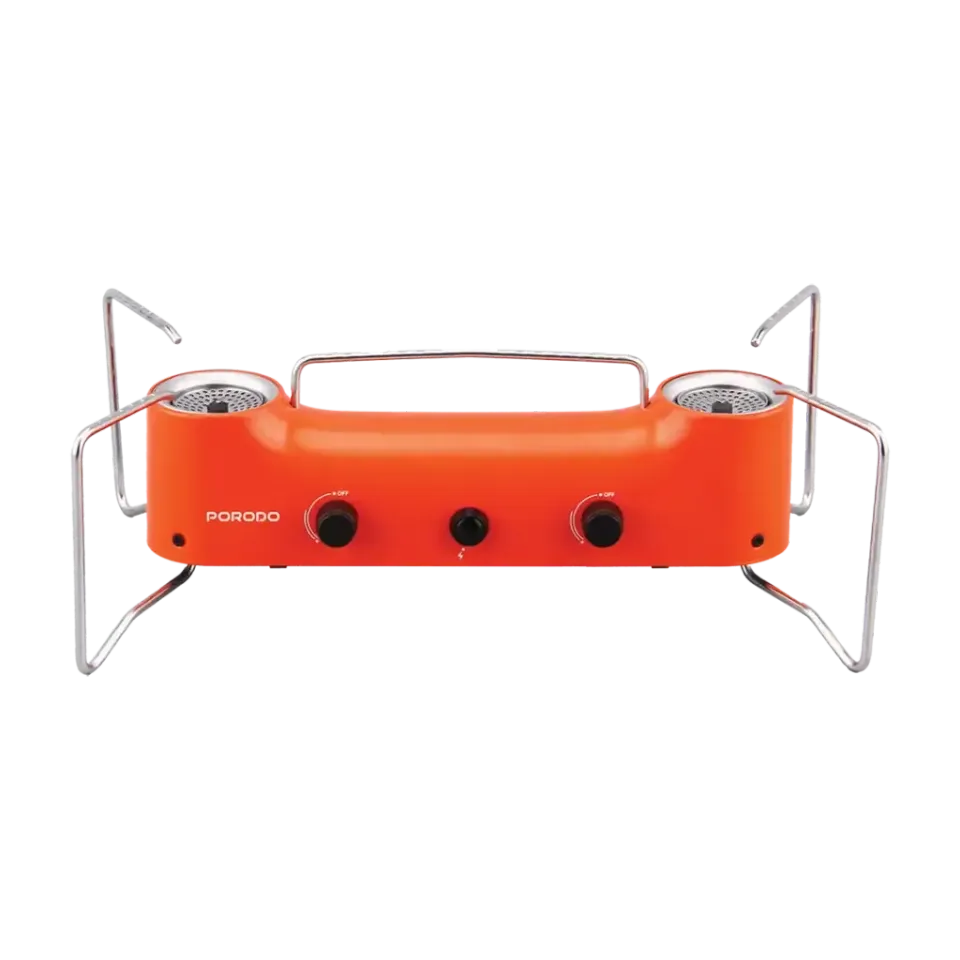 اجاق گاز دو شعله کمپینگ پرودو Porodo Lifestyle 2-Burner Portable Camping Stove PDLFSTJY02OR