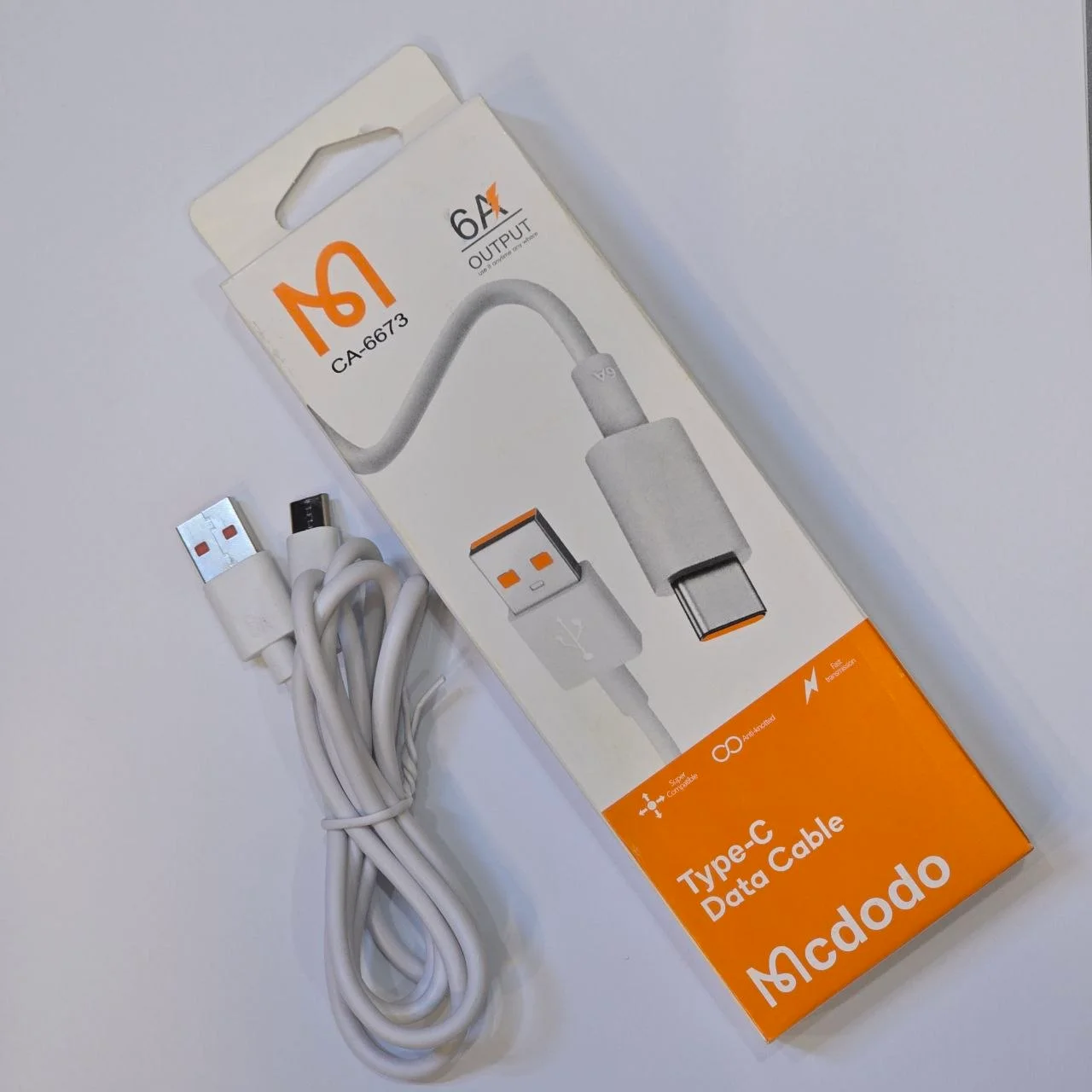 کابل شارژ مک دودو (MCDODO) USB-A به TP-C