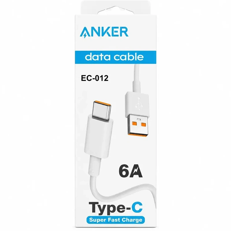 کابل شارژ تایپ سی (Type-C) انکر ANKER مدل EC-012