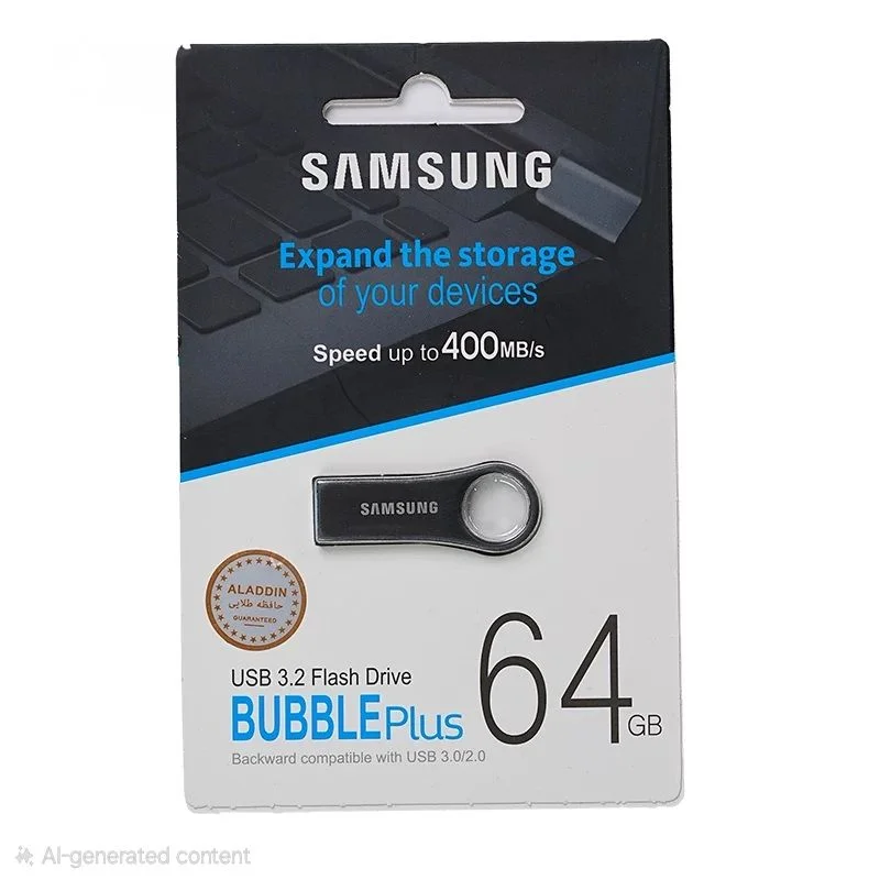 فلش مموری سامسونگ مدل Bubble Plus USB 3.2 ظرفیت 64 گیگابایت