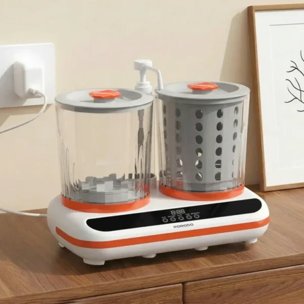 مینی ماشین لباسشویی قابل حمل دو مخزنه پرودو Lifestyle Launder Twin مدل PDLFSTHP200WH