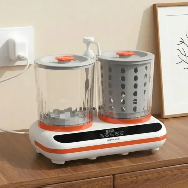 مینی ماشین لباسشویی قابل حمل دو مخزنه پرودو Lifestyle Launder Twin مدل PDLFSTHP200WH