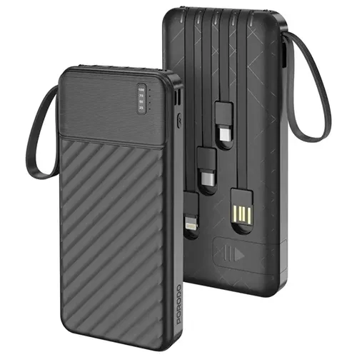پاوربانک 10000 پیانو پرودو Porodo Piano Power Bank PDPBJ33BK