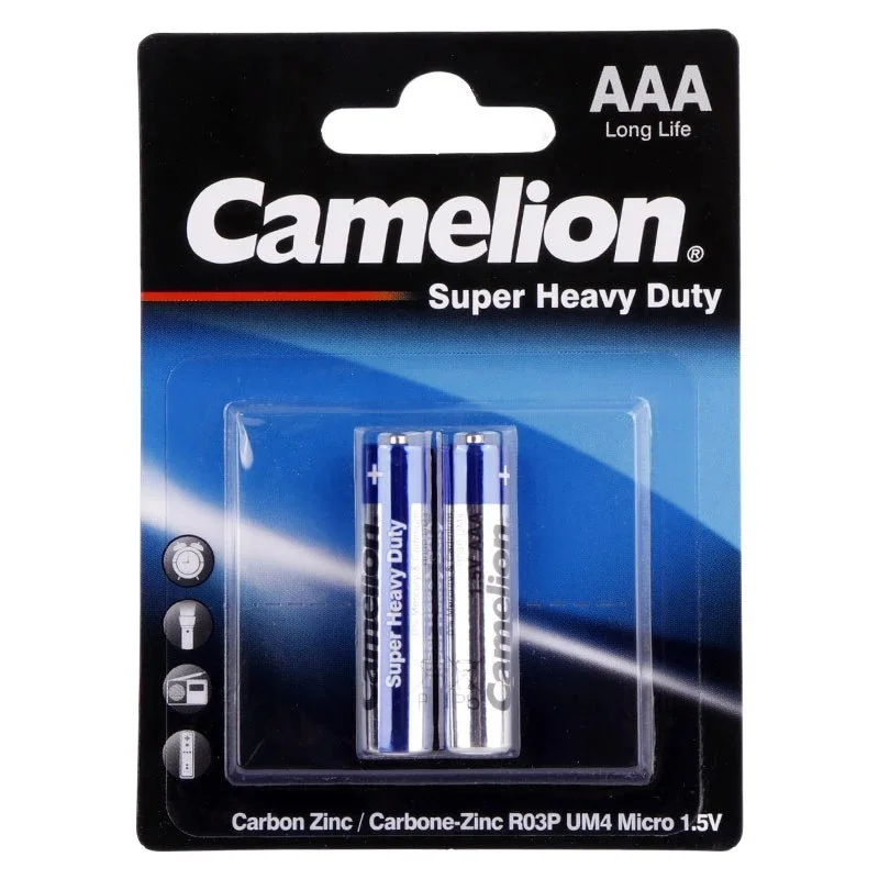 باتری نیم قلمی کملیون مدل Super Heavy Duty بسته 2 عددی