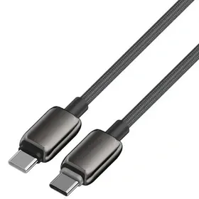 کابل شارژ تایپ سی به تایپ سی  پاورولوژی مدل PWDC240D طول 1 متر