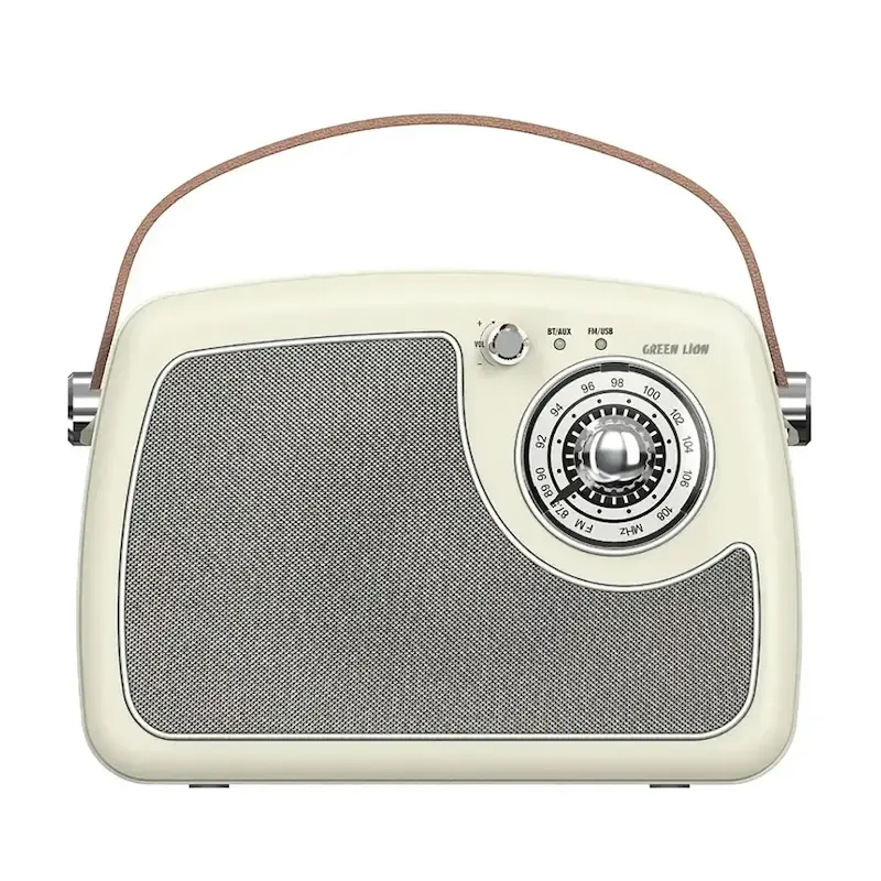 رادیو و اسپیکر بلوتوث گرین لاین Green Lion Retro Radio Speaker