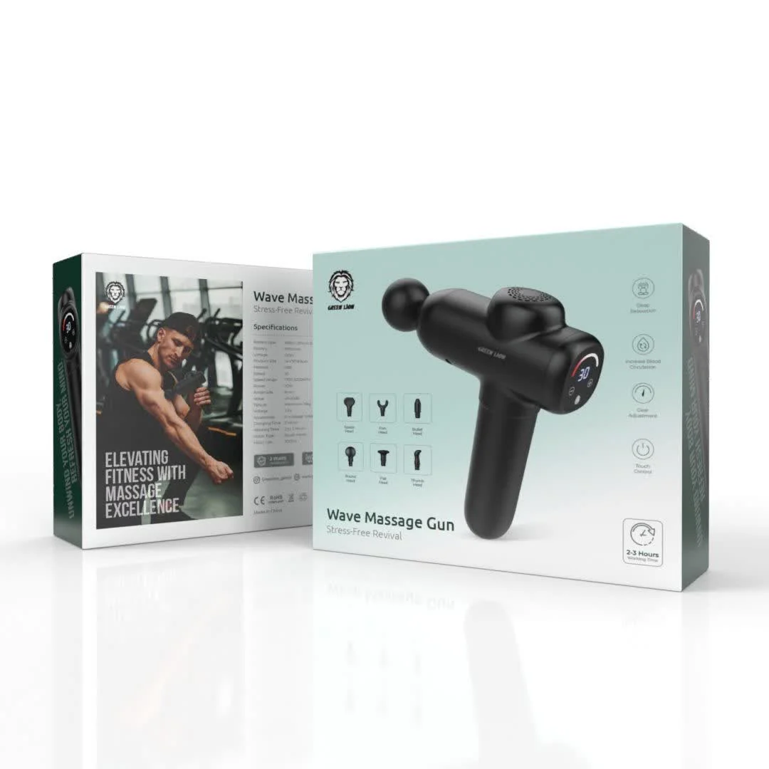 ماساژور تفنگی گرین لاین Green Lion Wave Massage Gun Wave