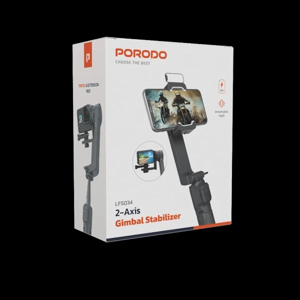 گیمبال و استبلایزر دو محوره پرودو مدل Porodo LFS034