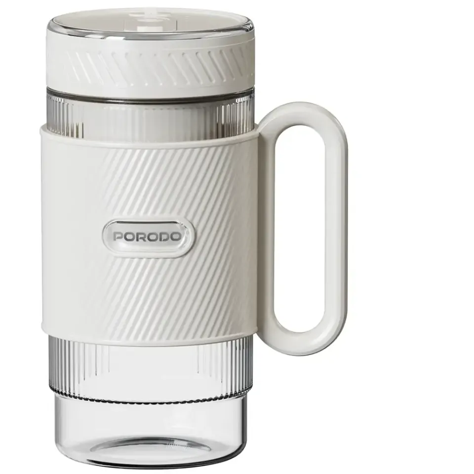 مخلوط ‌کن شارژی دو لیوانه پرودو Porodo Lifestyle Portable Dual-Cup Smoothie Blender - White مدل PDGCZ0710WH