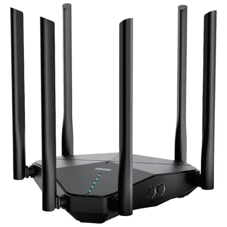 روتر بیسیم دو باند 6 آنتن 4G LTE پرودو Porodo Dual Band Portable Wi-Fi Router PDLFST207