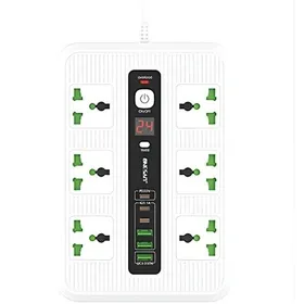 چندراهی برق ۶ خانه وان سم مدل U10 با کابل ۳ متری Onesam Power Socket U10