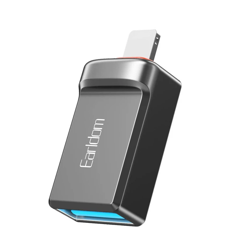 مبدل OTG آیفون USB به لایتنینگ ارلدام ET-OT86L Earldom ET-OT86L OTG Adapter 8 Pin