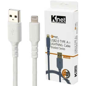 کابل شارژ USB K-NET به آیفون 