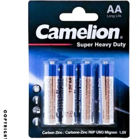 باتری قلمی کملیون مدل Super Heavy Duty بسته 4 عددی