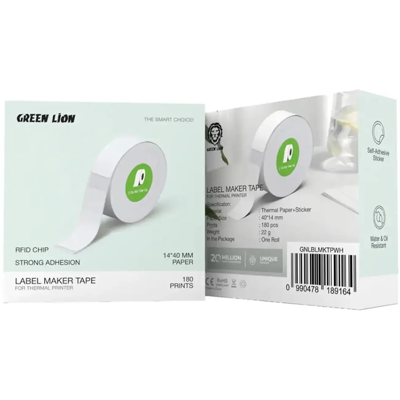 لیبل مارکر گرین لاین Green Lion Label Maker Tape for Thermal Printer
