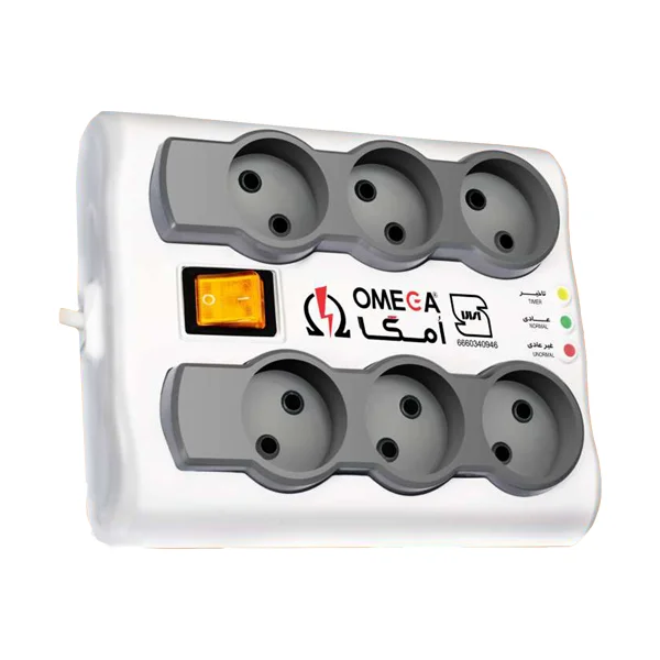 محافظ شش خانه صوتی وتصویری امگا مدلP6000